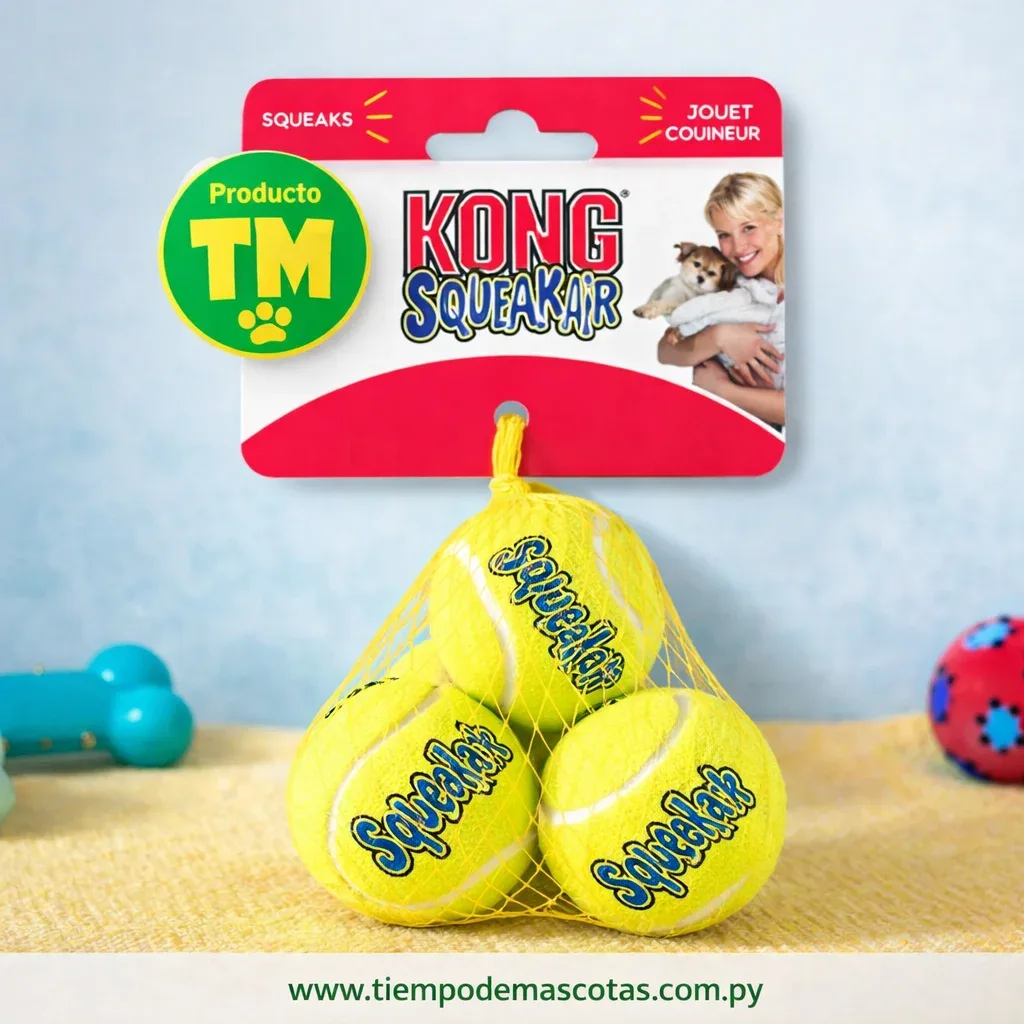 Kong Balon Squeakair Pelota Tenis M 3u